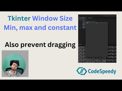 Tkinter window size min, max and constant