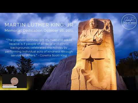 Jackie Robinson Presents: The Martin Luther King Jr. Memorial Dedication – Washington, DC