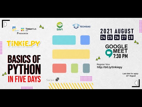 Tinkie.py - Day 4｜TinkerHub SIAS