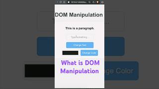 DOM Manipulation in 1 Minute: Quick JavaScript Trick for Beginners #bitcoders #frontenddev #jsdev