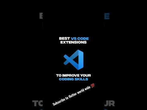 Vscode Extensions #programming #code #tutorial #vscode #extensions #dart #flutter #ytchannel #css