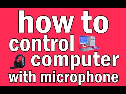 how to control computer with microphone | control your mind