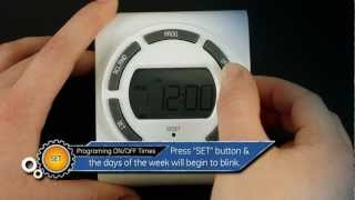 On / Off Times (part 3 of 6) - GE SunSmart Timer