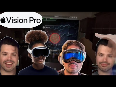 Testing the Vision Pro usability