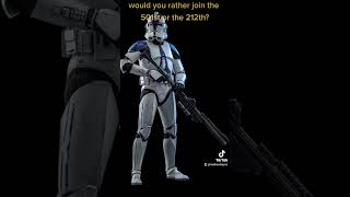 which clone battalion would you join. #starwars #starwarstheclonewars