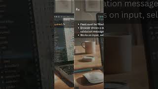 🚨 Instantly Validate HTML Forms with Just 1 Attribute! | HTML5 required Explained  #14