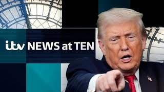 Watch ITV News at Ten LIVE - as Trump celebrates a year in power
