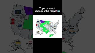 Top comment changes the map #usa #tcctm