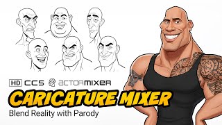 Caricature MIXER: Stylized CC5 HD Characters for ActorMIXER | iClone & Character Creator