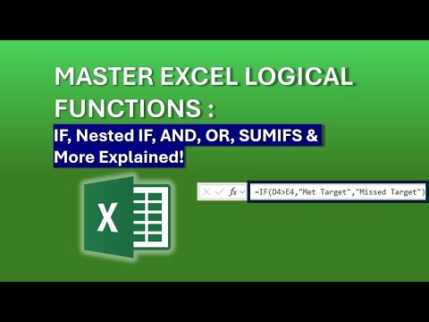 Master Excel Logic | Unlock the Power of IF, IFS, AND, OR & More!