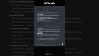 Generate Test case and Test script using AI