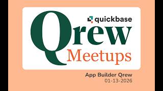 App Builder Qrew: 01-13-2026