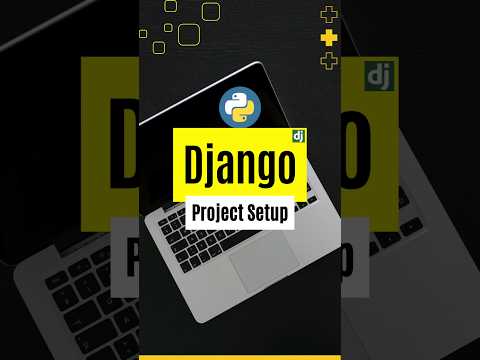 Python Django Project Setup Steps in one minute #python #django #shorts #djangoproject