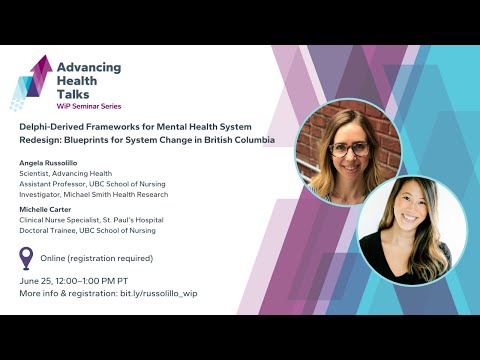 Delphi-Derived Frameworks for Mental Health System Redesign: Blueprints for System Change in BC