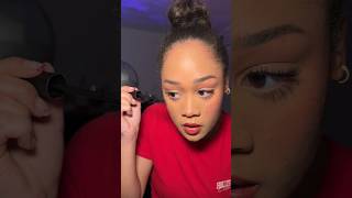 Cherry red blush???? Yes 💋🍒♥️ #redblush #makeuptutorialforbeginners #acneproneskin #softglam