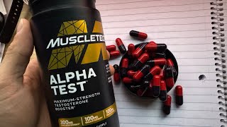 BEST TESTOSTERONE BOOSTER TO BUY? #alphatest