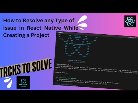 How To Resolve Any Issue While Creating React Native Project | Gradle Issue | 100% Working any Issue