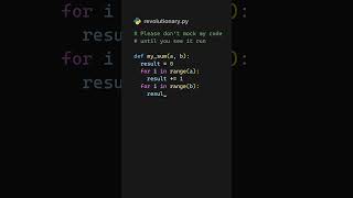 #kodx #python #coding #my_add #codingmeme