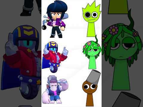 Brawl stars Team vs Incredibox Sprunki Team 👊🏻👊🏻✅ #brawltheory #brawlstory #incrediboxsprunki