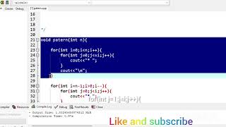 Coding lovers ⭐ patterns code in cpp #coding 