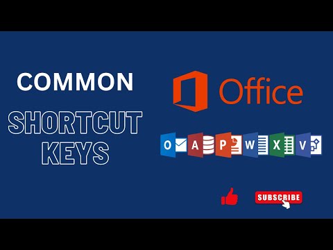 Common Keyboard Shortcut Keys In MS Office Application