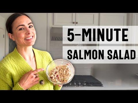 EASY 5-Minute Salmon Salad (Customizable Formula!)