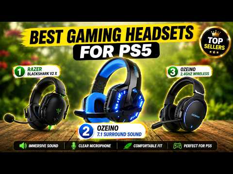 Top 6 Best PS5 Headsets on Amazon BUY RIGHT NOW