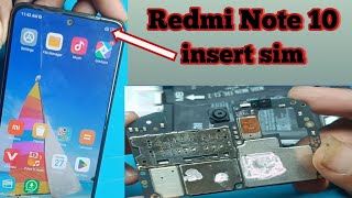 Redmi Note 10 No Sim Solution // insert sim problem