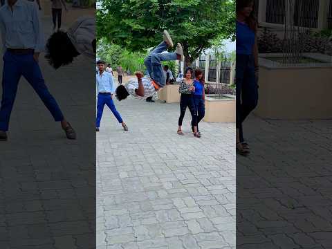 Ladki ko dekh ke backflip maara😘 usne bola Aree mujhe bhi sikha do🙏#shortsyoutube