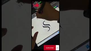 Logo design on pen tab | #logodesign #pen #tab #logo #art #designer #illustrator #shorts #editing