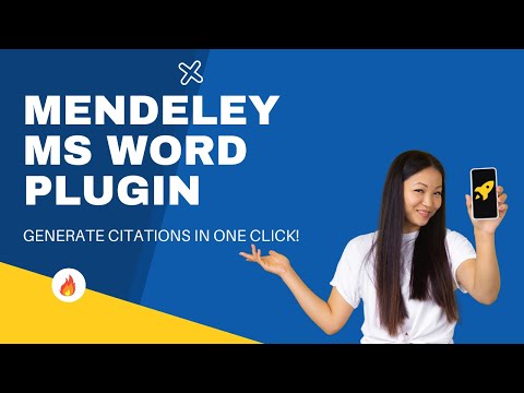 Mendeley Reference Manager - Mendeley Web Importer & Mendeley Word Plugin Tutorial 😀