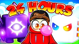 We Spent 24 HOURS in Bubble Gum Simulator Infinity!