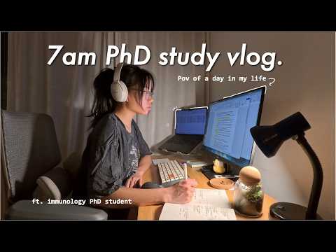 POV: you're a medical PhD student with no summers off | study vlog