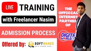 Live Training With Me |  Admission Process | New Course Started | Freelancer Nasim