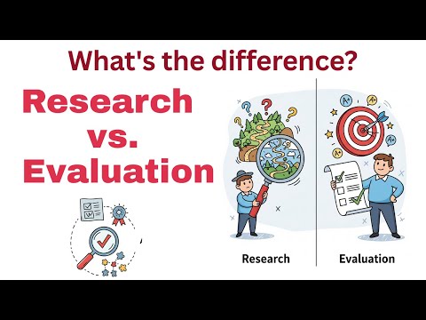 Evaluation vs Research: Which one is better and which one to choose ? #researchvsevaluation