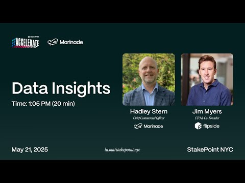 StakePoint NYC: Solana Data Insights