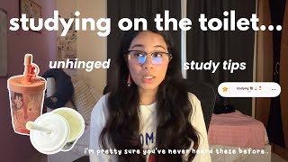 unhinged study tips that will 100% work 💯 fail-proof, study when you don’t want to, academic weapon