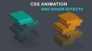 CSS Animation & Hover Effects | Isometric Design Using Html CSS @Easy Editing Tutorial