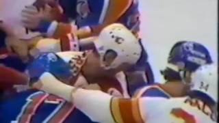 Calgary vs Edmonton Bench Clearing Brawl