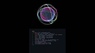 This JavaScript Particle Effect Looks Insane 🤯| Creative Coding Animation #shorts #javascript