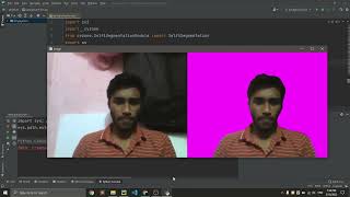 Real Time Background Replacement using OpenCV and CVzone | python tutorial