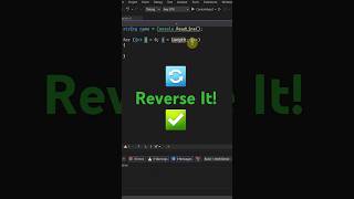 📚C# Algorithm Explained: Reverse a String Step-by-Step