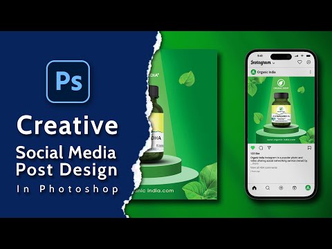 Social Media Post Design in Photoshop | Step-by-Step Tutorial #adobephotoshop #photoshop #design