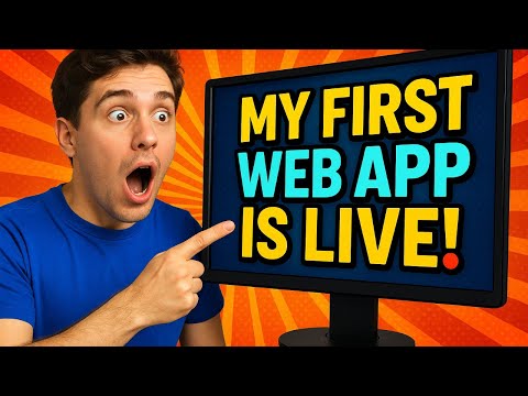 First AI App Launched web app from scratch