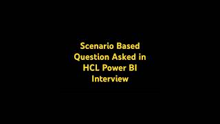 HCL Interview Question REVEALED! How I Question #PowerBI #HCLInterview #DataAnalytics #SUMvsSUMX
