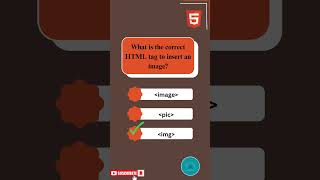 HTML Quiz6 - #tags #htmlquiz