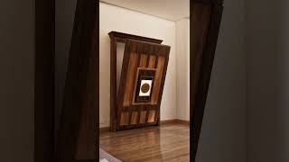 From Wall to Bed in Seconds! Genius Design! #foldingbed #foldingfurniture #shorts #creativedesign