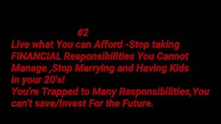 2 Habits To Improve your Life In your 20's