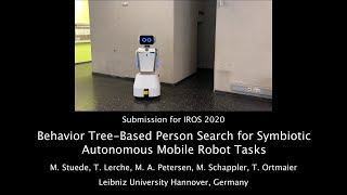 Behavior Tree-Based Person Search for Symbiotic Autonomous Mobile Robot Tasks