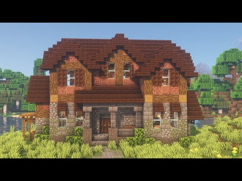 Minecraft | How to build a Tudor Style House | Tutorial
